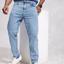 WROGN Men Slim Ankle Fit Heavy Fade Stretchable Jeans-image-59