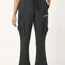 Ajile by Pantaloons Grey Cotton Track Pants-picture-20