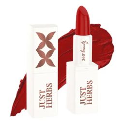 JUST HERBS Herb Enriched Ayurvedic Lipstick 06 Serin (Burnt Red) - 1.8 gm-25