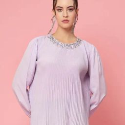 Melon by PlusS Lavender Embellished Top-image-43