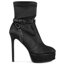 Rag & Co Women's Black Stiletto Booties-image-43