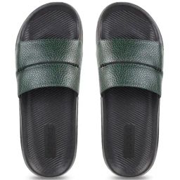 Mochi Men's Green Slides-image-67
