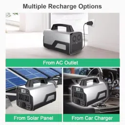 GIGAWATTS Portable Power Station 500 W USB & Type C Output Solar Generator with LED Light, GW-T500 image 3
