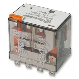 FINDER Relay, 4Pdt, 250VAC, 12A, 56.34.8.230.0000-27