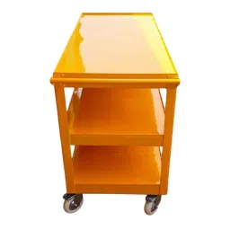 Rimsha Material Handling Platform Trolley Yellow 1200x600x900 mm with 400 Kg Load Capacity image 2