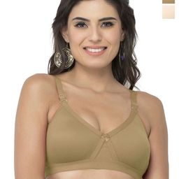 College Girl Women Pack Of 2 Seamless Lightly Padded Minimizer Bra-image-72