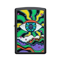 Zippo Multicolor Eye Design Brass Windproof Pocket Lighter-image-73