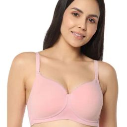 Amante Pink Cotton T-Shirt Bra-picture-40