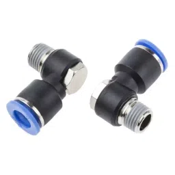 RS PRO Elbow Threaded Adaptor R 1/4 Male to Push In 10 mm Threaded-to-Tube, 9160861-picture-32