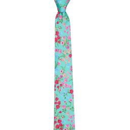 Tossido Men Green & Red Printed Broad Tie image 2