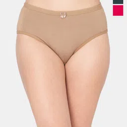 Lady Lyka Pack Of 3 Cotton Hipster Briefs A-INCARE-2A-picture-17