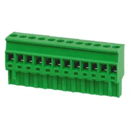 RS PRO 12 Way Pluggable Terminal Block 5 mm Pitch Screw Termination, 8744806-37