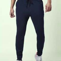 Ajile by Pantaloons Navy Cotton Slim Fit Joggers-image-44