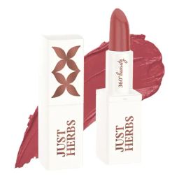 JUST HERBS Herb Enriched Ayurvedic Lipstick 08 Margee (Rose Brown) - 1.8 gm-26