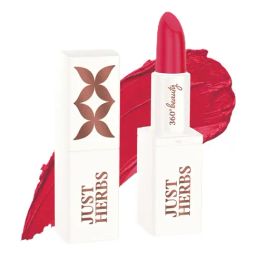 JUST HERBS Herb Enriched Ayurvedic Lipstick 01 Bhavna (Pink) - 1.8 gm-22