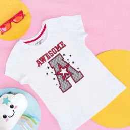 Pantaloons Junior White & Red Cotton Printed T-Shirt-image-94