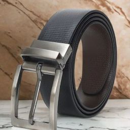 Crusset Black Formal Belt for Men-image-74