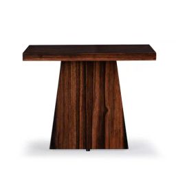 Durian Belmont Brown Engineered Wood End Table-image-9