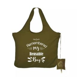 IVILLAGE POU049 Fabric Tote Bags Green Suitable For Travel, Yoga, Gym, Sports and Fitness-image-88