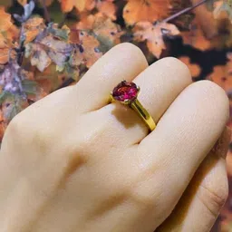 GenZcomplex Gold-Plated Brass Finger Ring-44