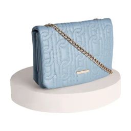 Forever Glam by Pantaloons Blue Textured Small Cross Body Bag-picture-10