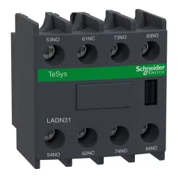 SCHNEIDER ELECTRIC Contactor Auxiliary Contacts CONTACT BLOCK, 3NO/1NC, LADN31-picture-22