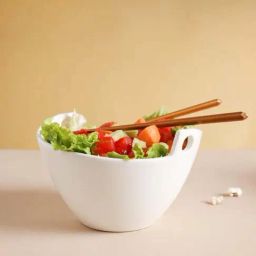 Nestasia Elegant White Fine Ceramics Round Soup or Breakfast Bowl, Microwave-Safe, 500ml-image-30