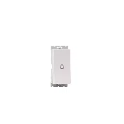 Philips 10 A 1 Module Push Bell Switch Durro White, 913713988201-12