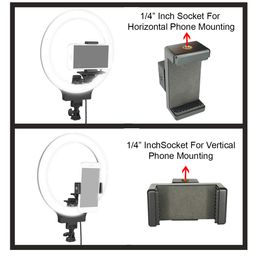 osaka Osaka­® 10" (25.4 cm) Professional LED Ring Light with Tripod Stand for Mobile Phones & Camera, 3 Color Temperature Mode Dimmable Lighting for Photo Shoot YouTube Video Shooting image 2