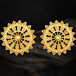 Luv Fashion women Circular Studs Earrings-25