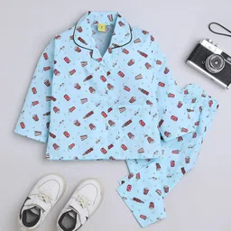 The Magic Wand Boys Printed Night suit-picture-26