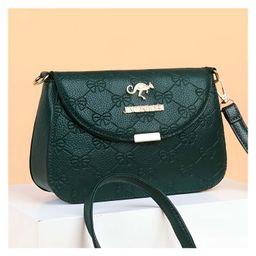 SYGA Women's Pu Leather Material With Cross-Border Pattern, Sling Bag (Green)-image-98