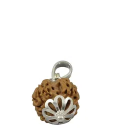 GenZcomplex Unisex Four Mukhi Contemporary Rudraksha Pendant-45
