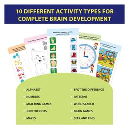 Fingo Brain Write & Wipe Jumbo Activity Flash Cards 32 Cards -Multicolour image 2