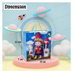 FunBlast Magical Theme Paper Bags with Handle for Gifting  Pack of 6 Random Print image 3