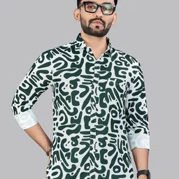 Metronaut Men Classic Opaque Printed Casual Shirt-picture-19