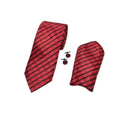 RARE COMBEE GROUP Men Accessory Gift Set of Necktie with Pocket Square & Cufflinks-image-49
