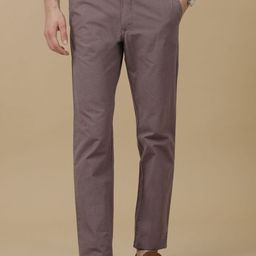 CAVALLO by Linen Club Men Smart Slim Fit Easy Wash Trousers-picture-36