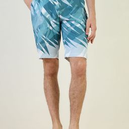 Iconic Men Abstract Printed Chino Shorts-picture-25