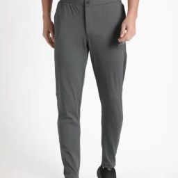 Wildcraft Grey Regular Fit Printed Trackpants-image-5
