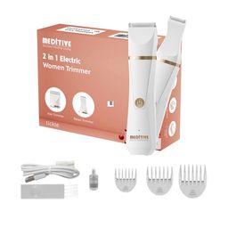 MEDITIVE 2 In 1 Electric Women Trimmer-image-9