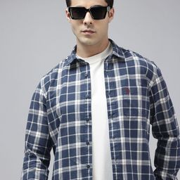 U.S. Polo Assn. Denim Co. Pure Cotton Checked Casual Shirt-image-45