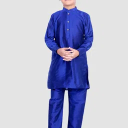 Pehanaava Boys Mandarin Collar Kurta with Pyjamas-40