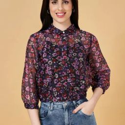 People by Pantaloons Multicolored Printed Shirt-image-13