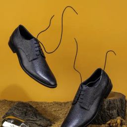 Griffin Men's AVENTADOR COAL Black Derby Shoes-image-62