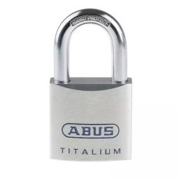 ABUS Key Weatherproof Titanium Weatherproof Padlock 9.5 mm Shackle 50 mm Body, 80TI/50-image-26