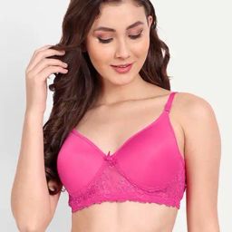 FIMS: Fashion is my Style Fuchsia Lace Work Everyday Bra-picture-42