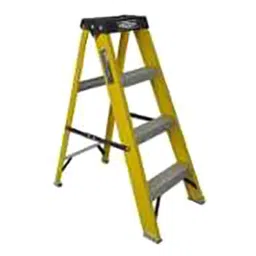 Ladderman LMT-2103 3 Steps FRP Fiber Glass Yellow Platform Safety Ladder-picture-38