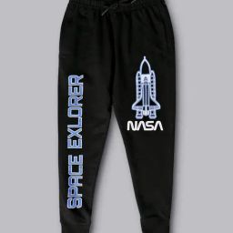 Kidsville Black Printed Joggers-image-29