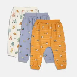 MINIKLUB Kids Multicolor Printed Joggers (Pack Of 3)-image-69